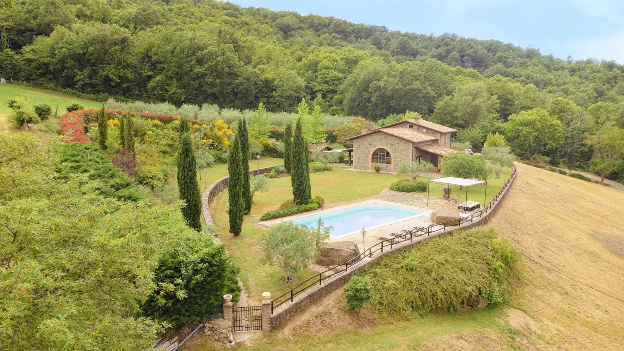 Villa Elisa - Private Pool & Airco Near Reschio Castle Lugnano Екстериор снимка